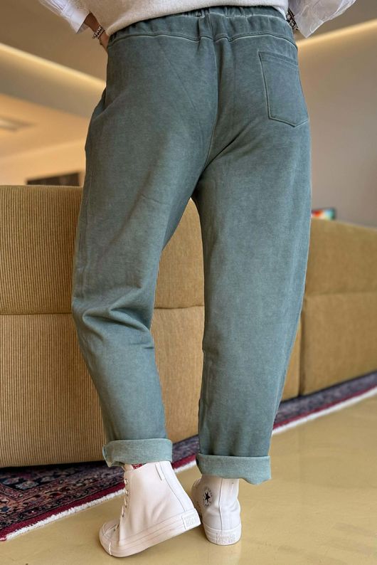 Anine Soft Touch Patch Jogger Washed Khaki